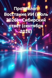 Проэпилог. Восстание ИИ (июль 2026) - Сибирский ответ (сентябрь 2026)